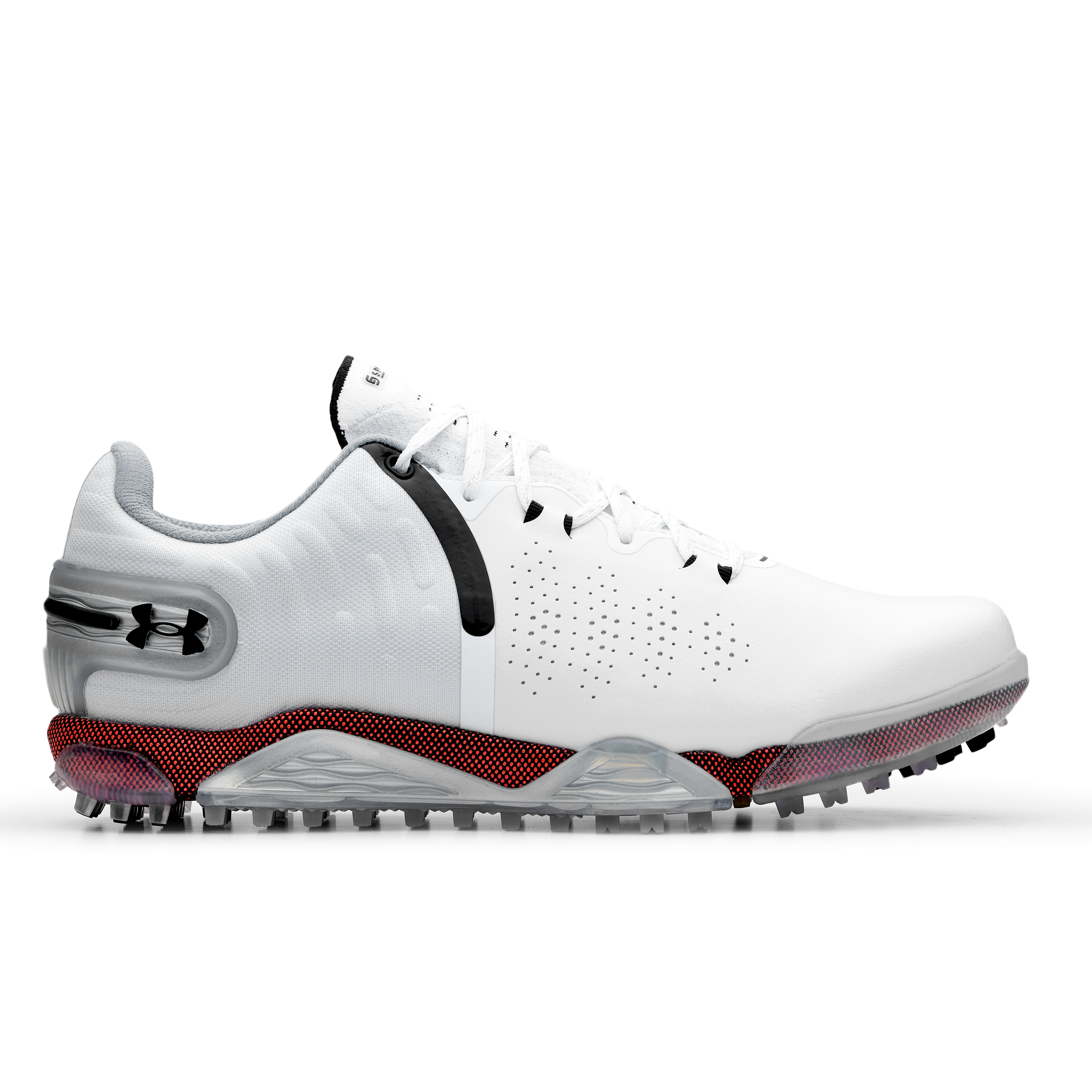 Men's Spieth 5 Spikeless Golf Shoe - White/Black | UNDER ARMOUR